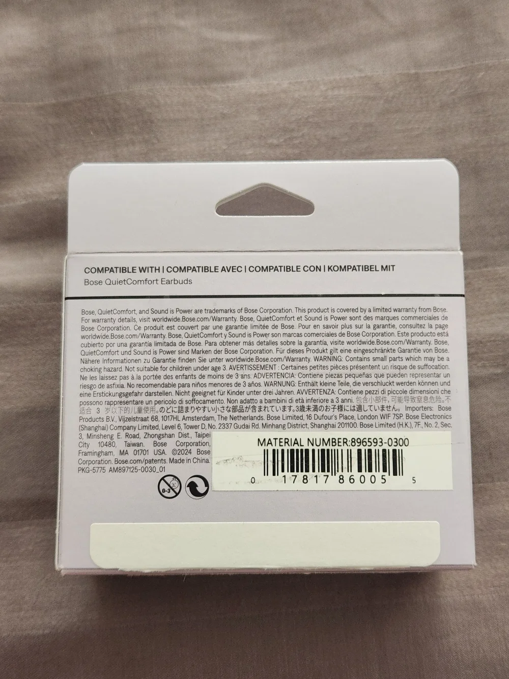 Bose QuietComfort Earbuds Silicone Case Cover - Light Purple